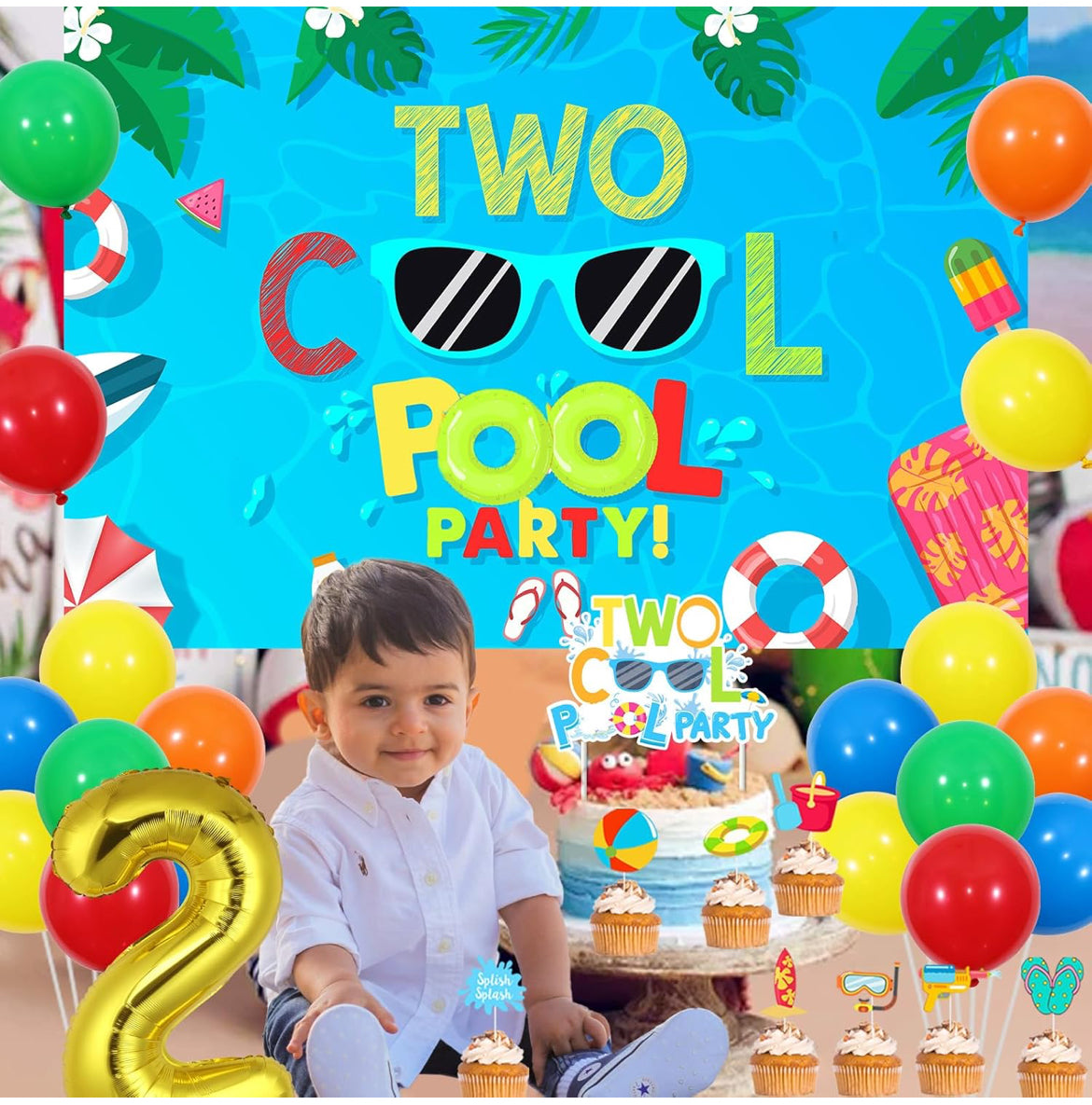 Two Cool Pool Party Theme
