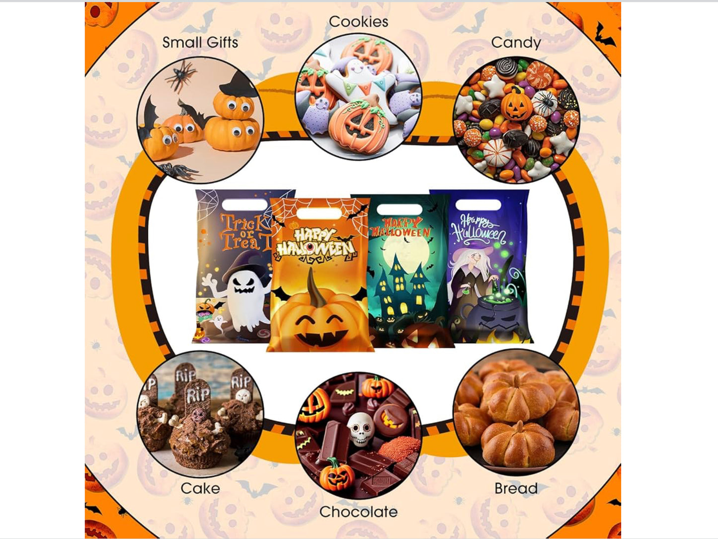 Halloween Gift Bags (50 pcs)