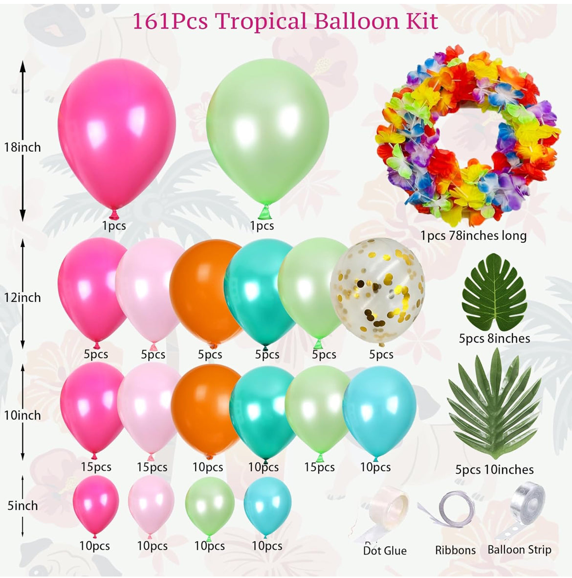 Moana Balloon Garland