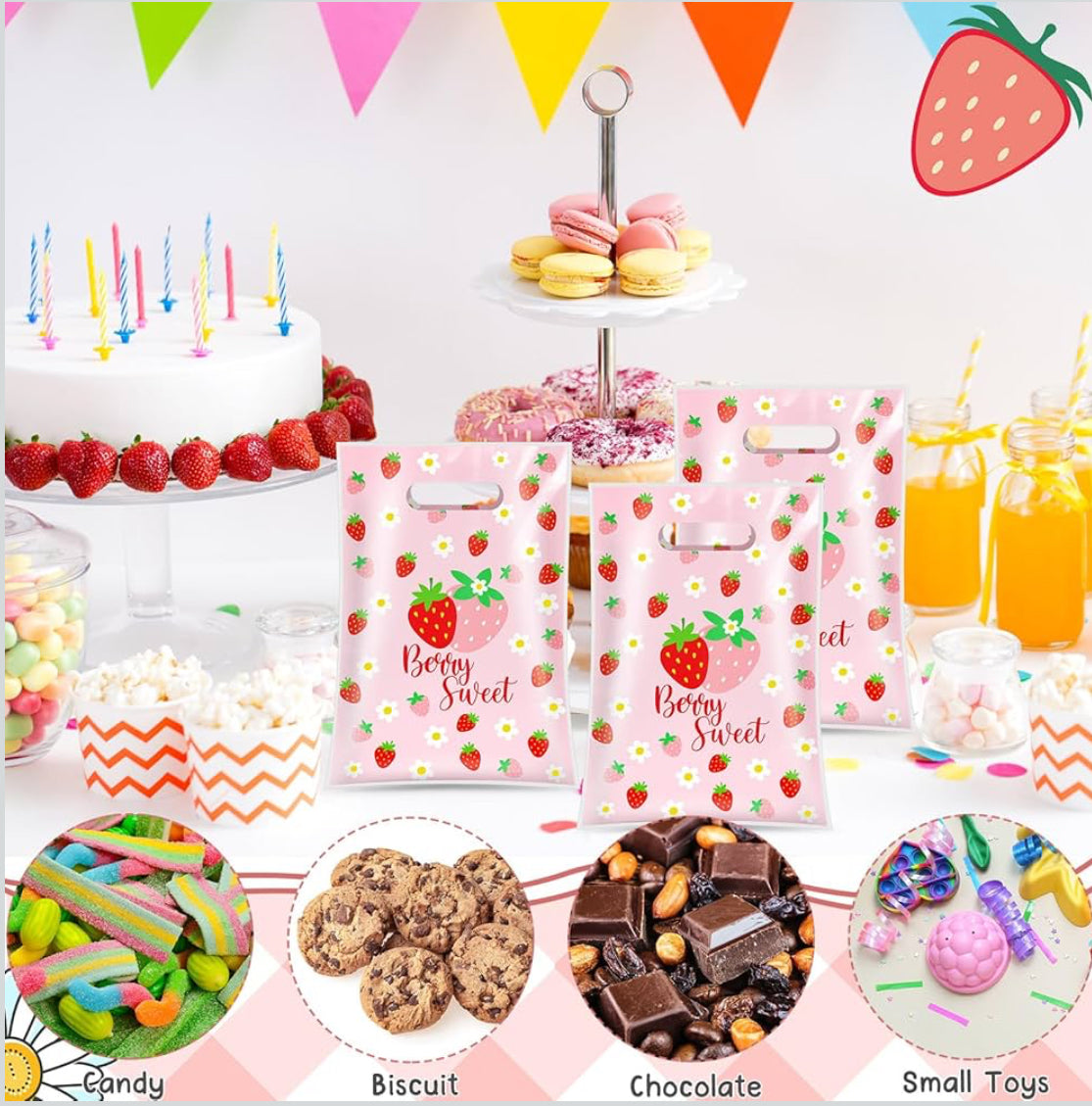 Berry 1st Gift Bags (50 pcs.)