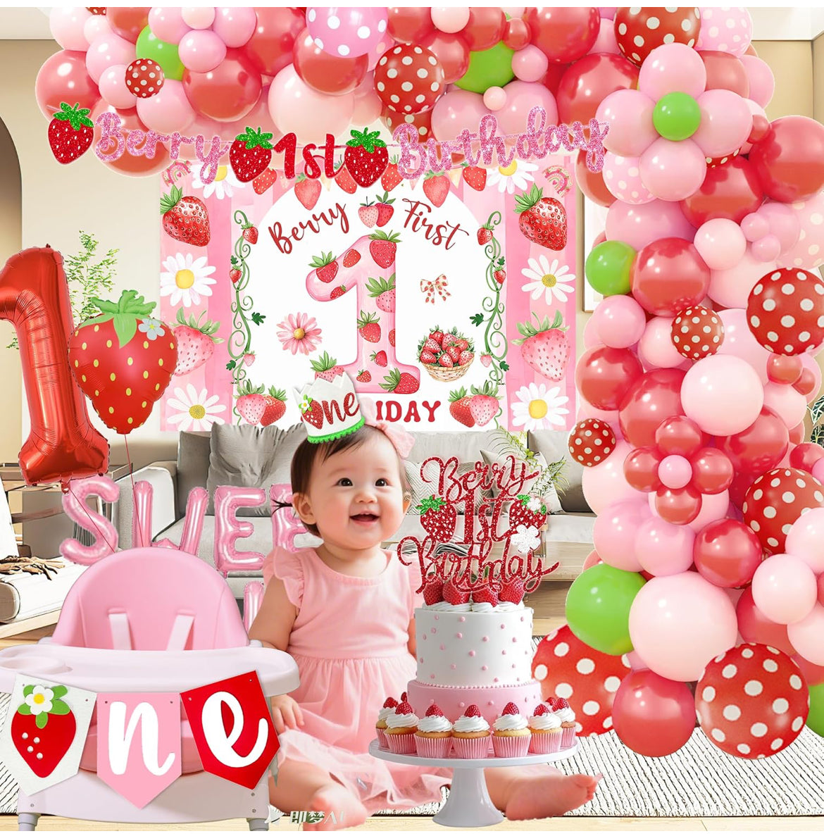 Berry 1st Bday Theme