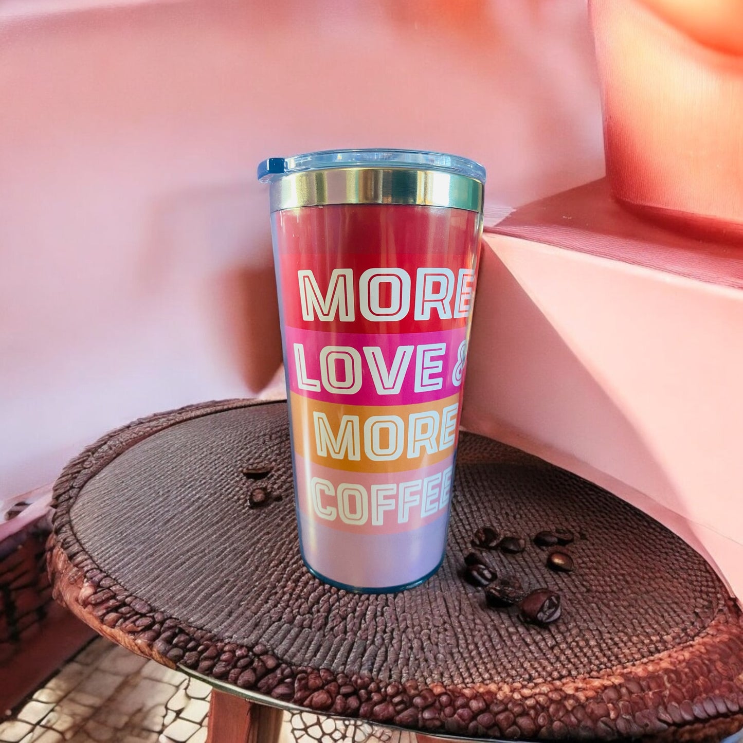 More Love More Coffee Tumbler Gift Basket
