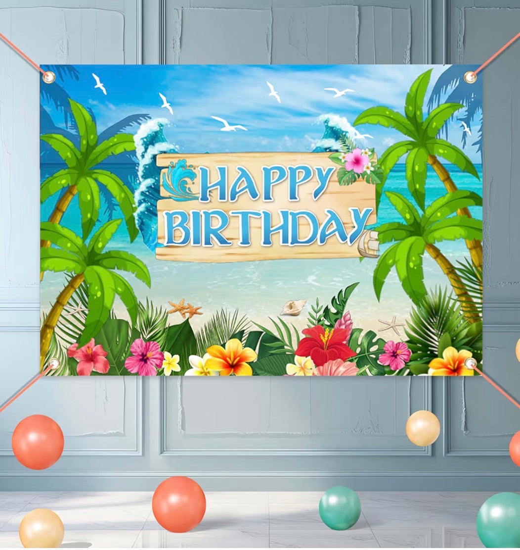 Beach Bday Theme