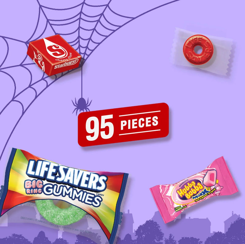 Starbursts, Lifesavers, Hubba Bubba Assortment (95 ct)