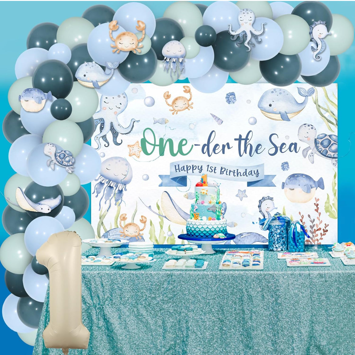 Oneder the Sea Bday Theme
