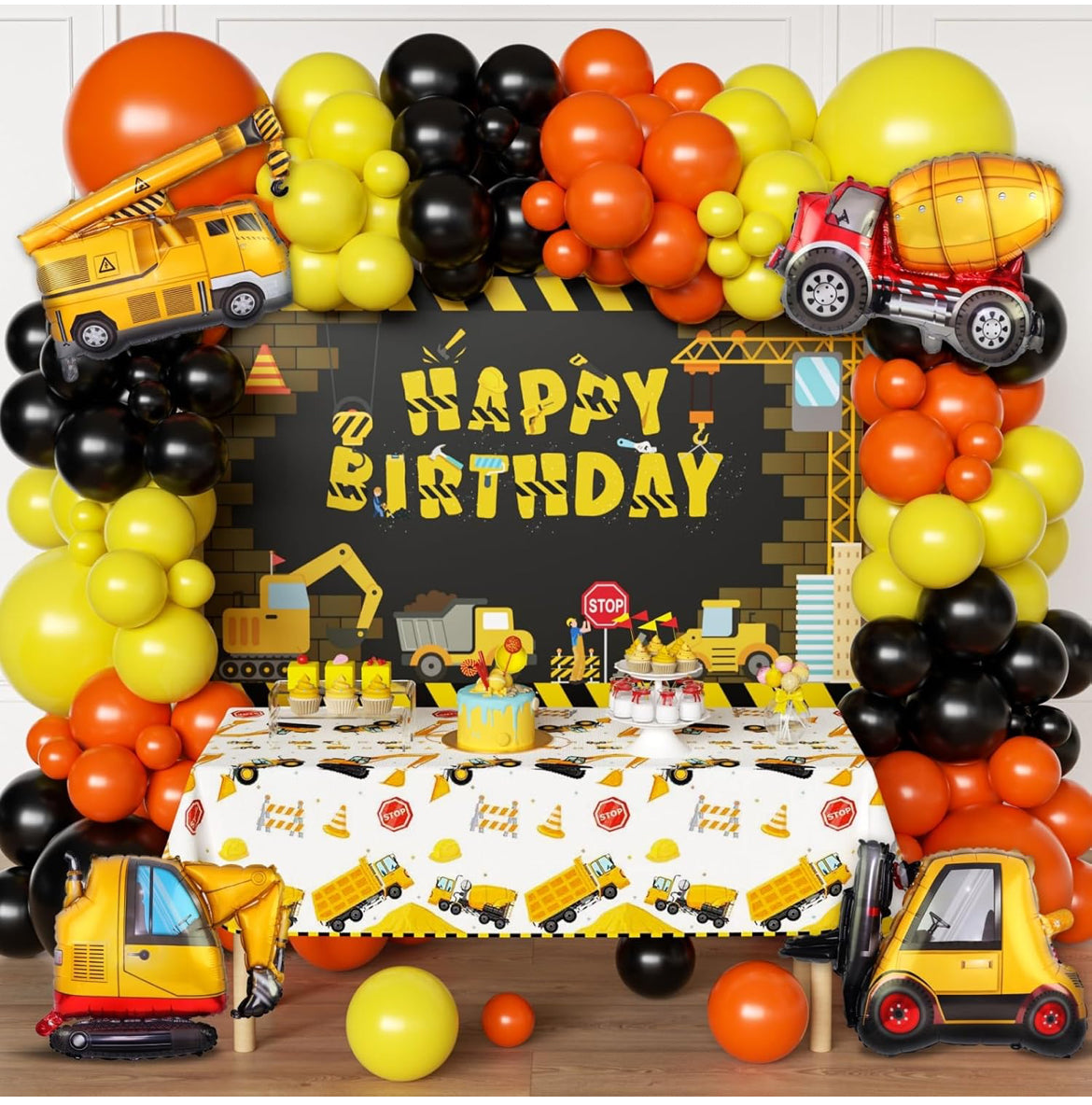 Construction Bday Theme