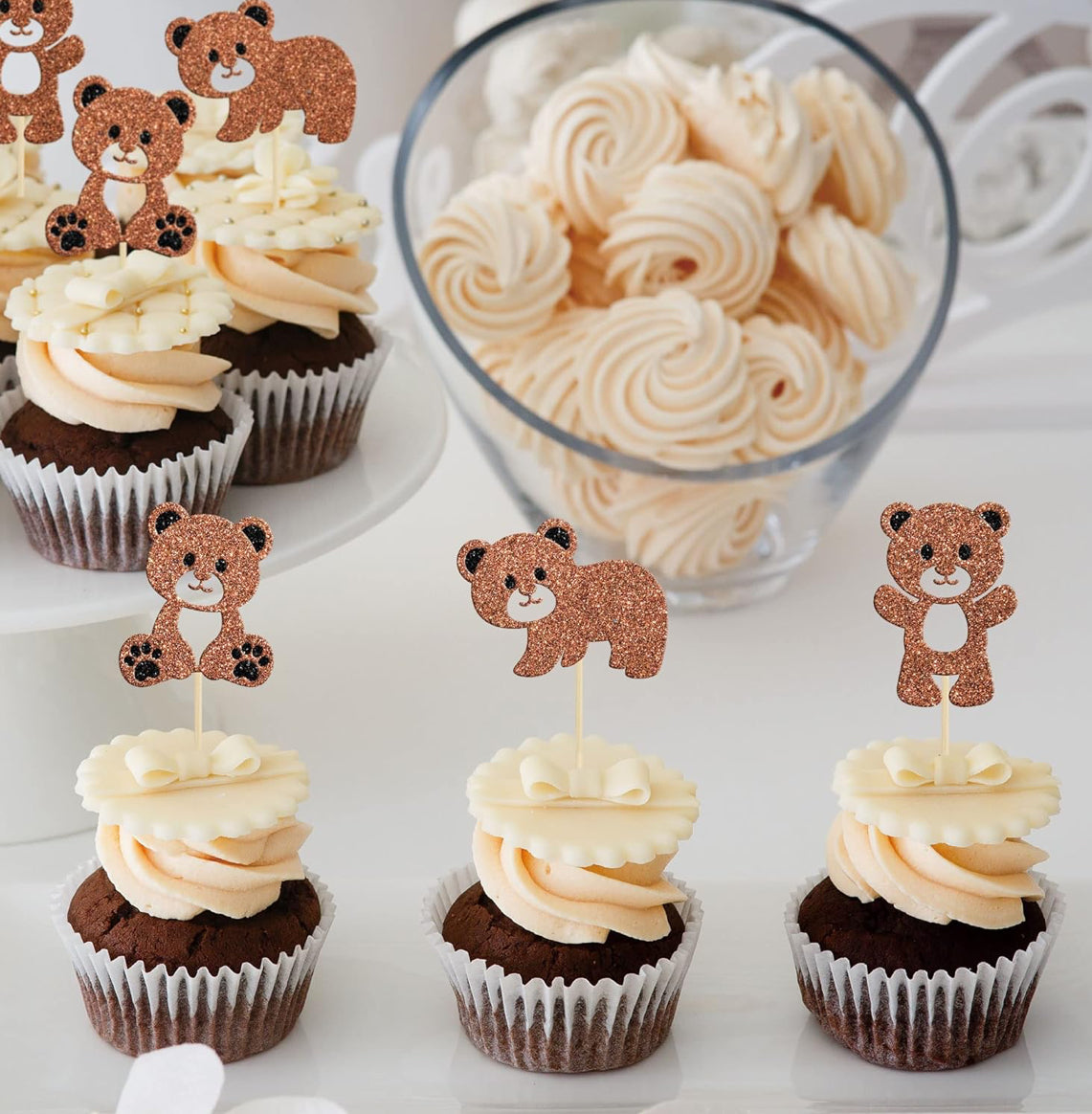 Bear Cupcake Toppers (24 pcs)