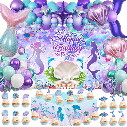 Mermaid Bday Theme