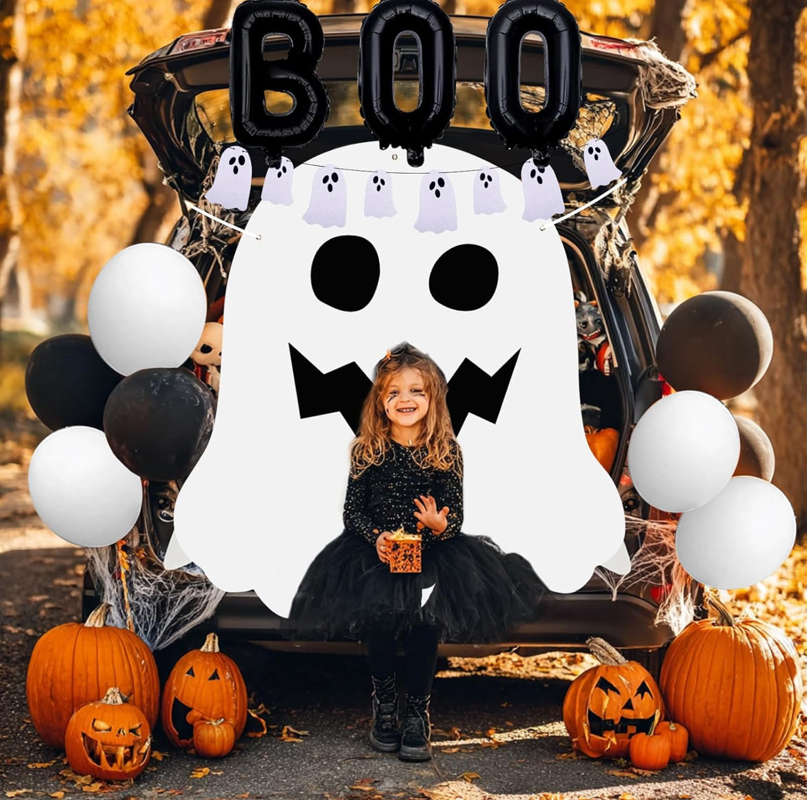 Huge Ghost Trunk or Treat Decor