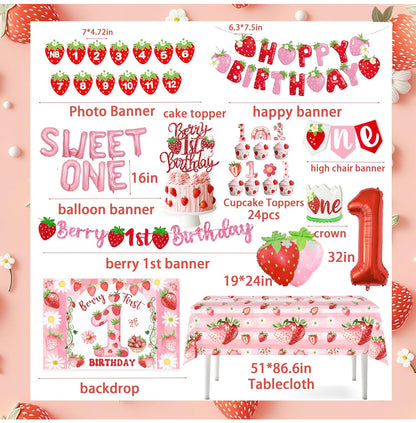 Berry 1st Bday Theme