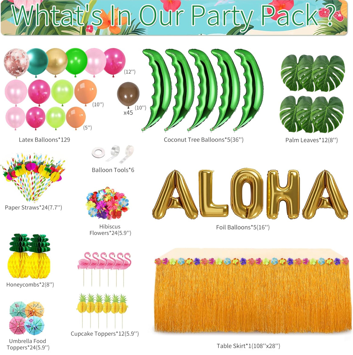 Hawaiian Luau Bday Theme