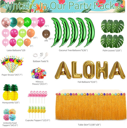 Hawaiian Luau Bday Theme