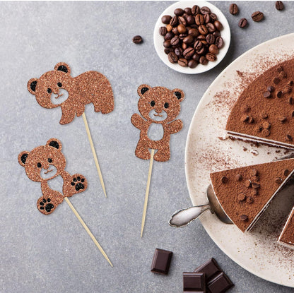 Bear Cupcake Toppers (24 pcs)
