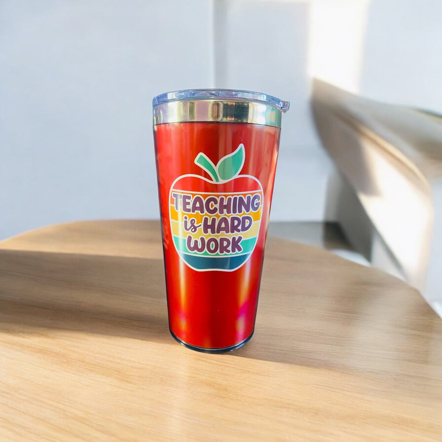 Teaching is Hard Work Tumbler Gift Basket