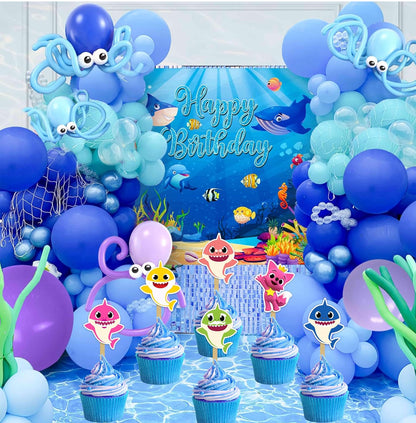 Baby Shark Cupcake Toppers (24 pcs)