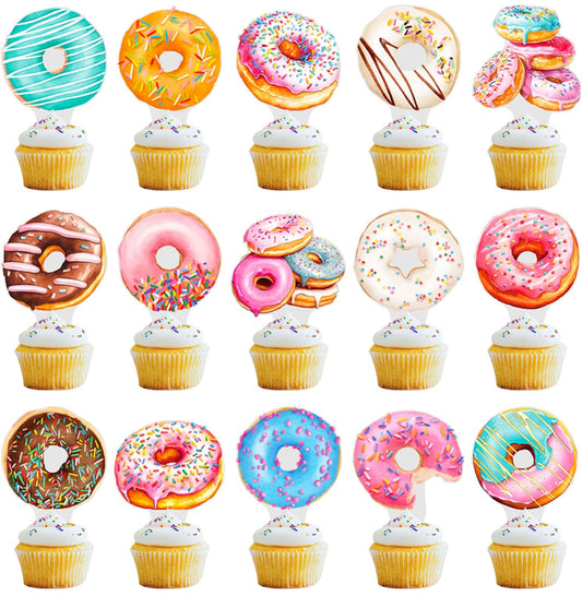 Donut Grow Up Cupcake Toppers (48 pcs)