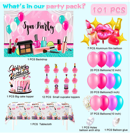 Spa (Makeup) Bday Theme