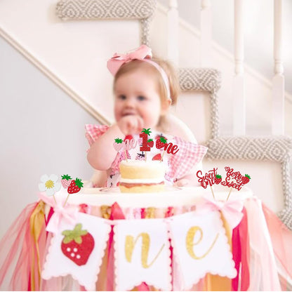 Berry 1st One Cupcake Toppers (30 pcs.)