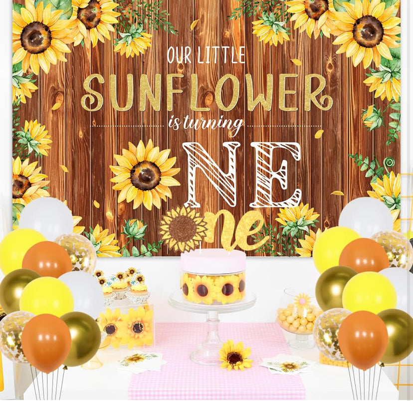 Sunflower Bday Theme