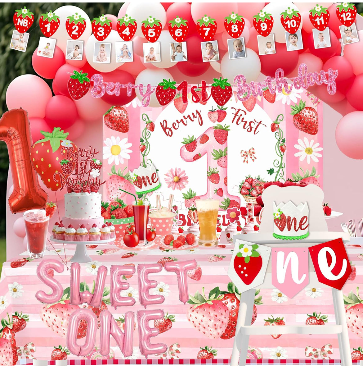 Berry 1st Bday Theme