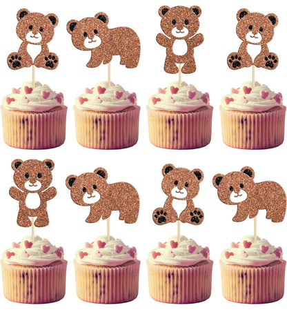 Bear Cupcake Toppers (24 pcs)