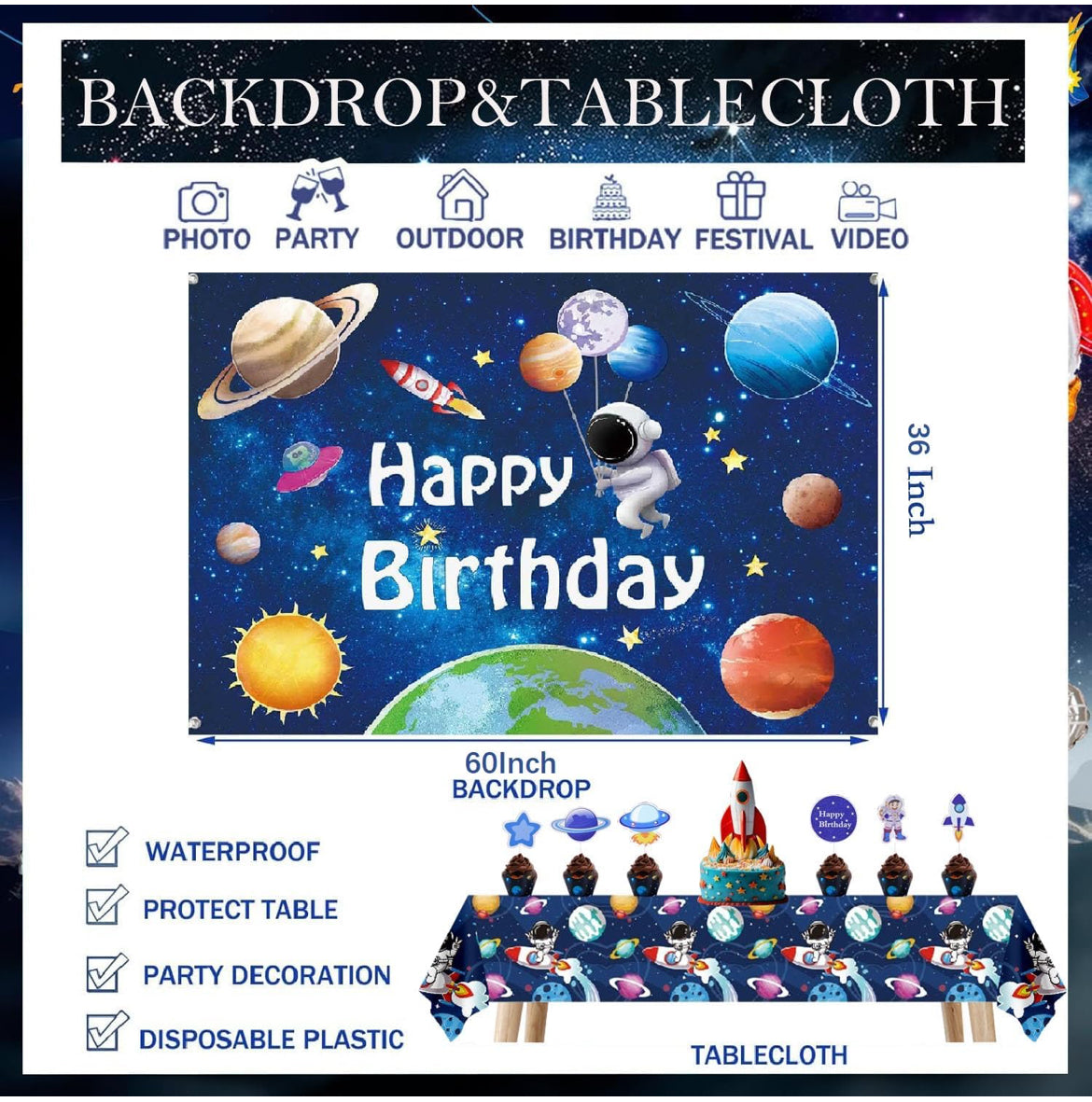 Astronaut Bday Theme