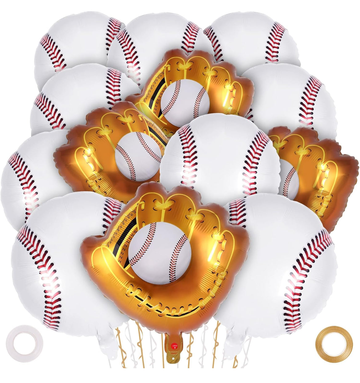 20 inch. Baseball Balloon Foils (13 pcs)