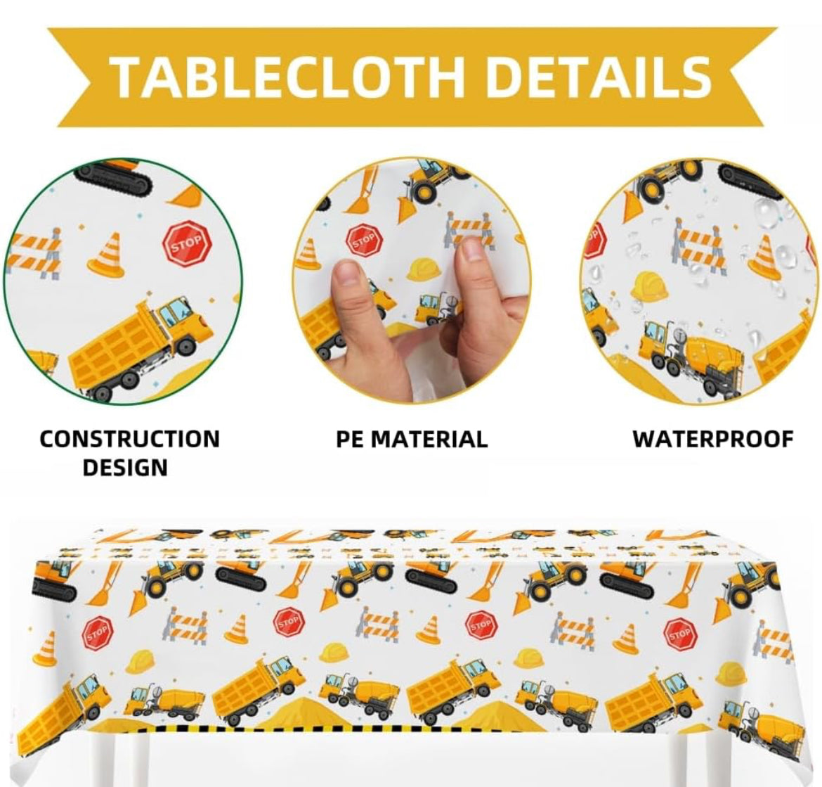 Construction Bday Theme