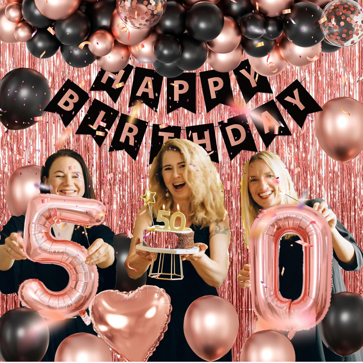 50th Bday Theme (Rose Gold)