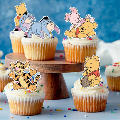 Winnie the Pooh Cupcake Toppers (48 pcs)