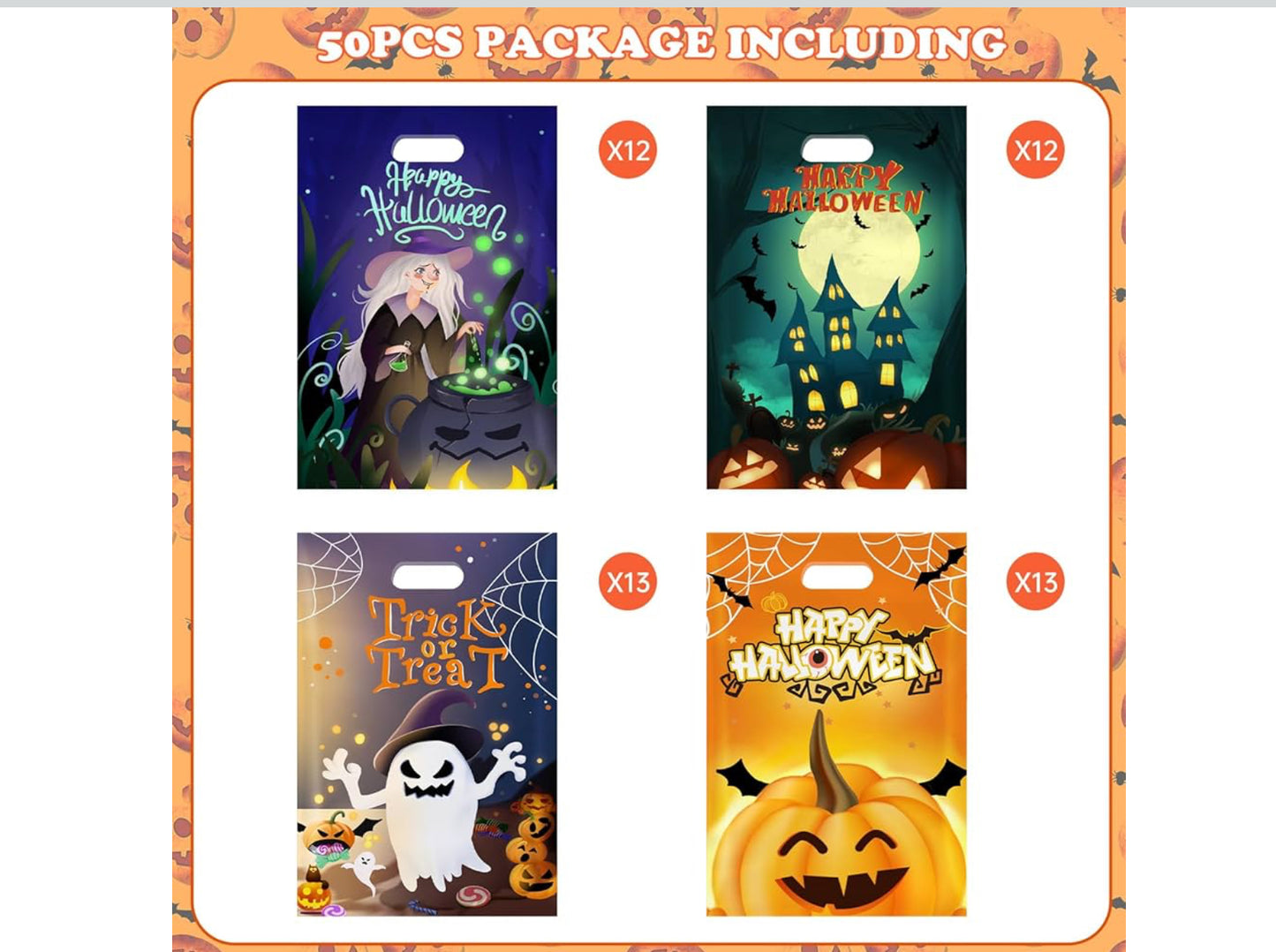 Halloween Gift Bags (50 pcs)
