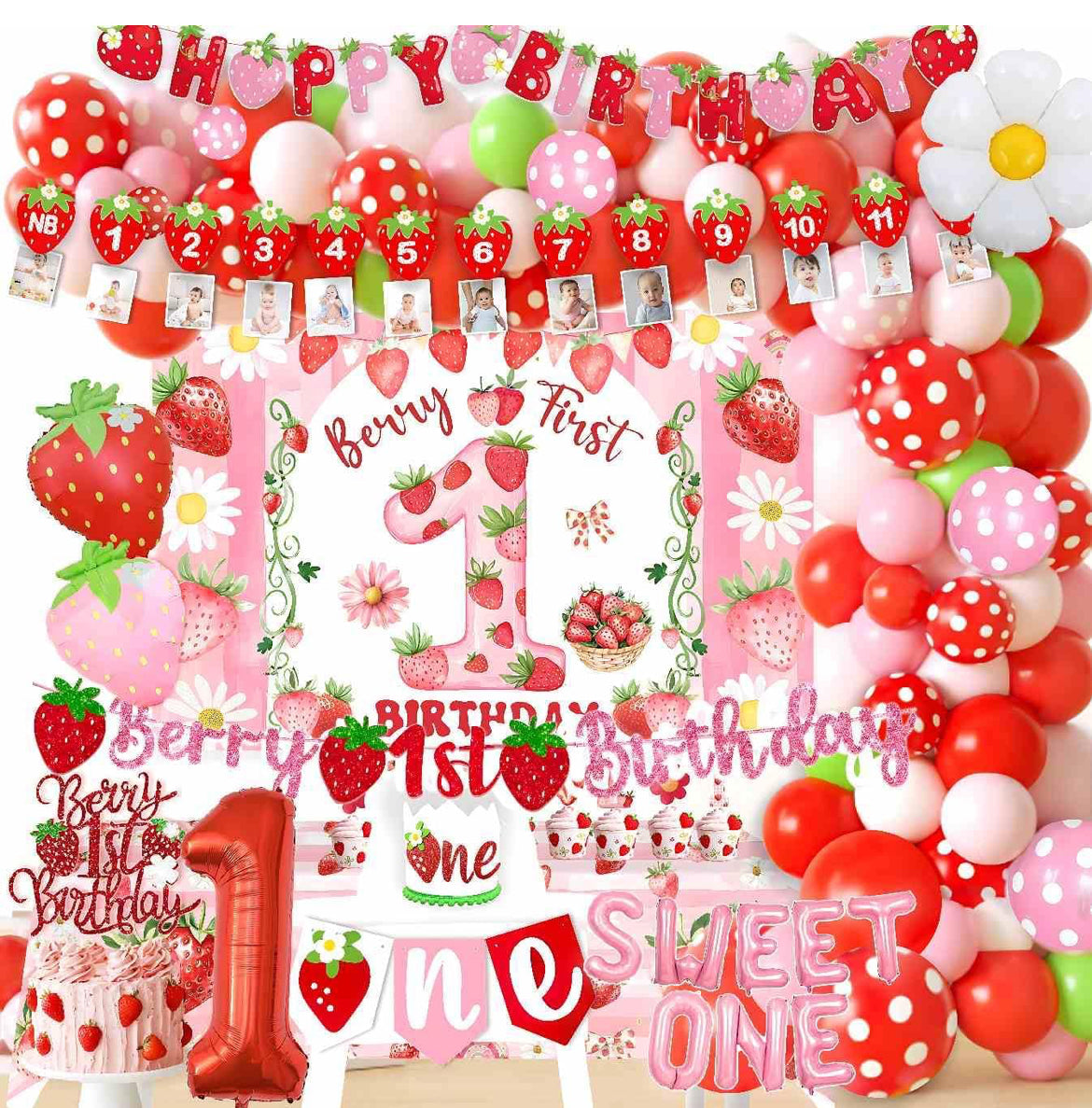 Berry 1st Bday Theme