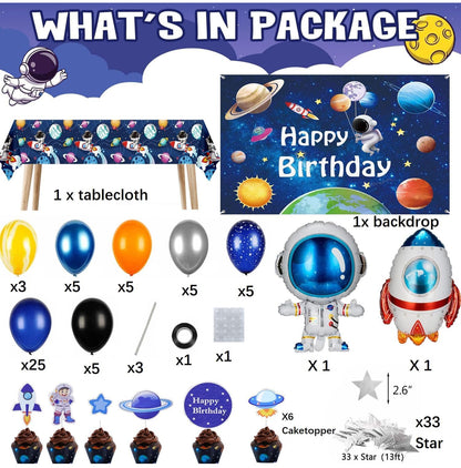 Astronaut Bday Theme