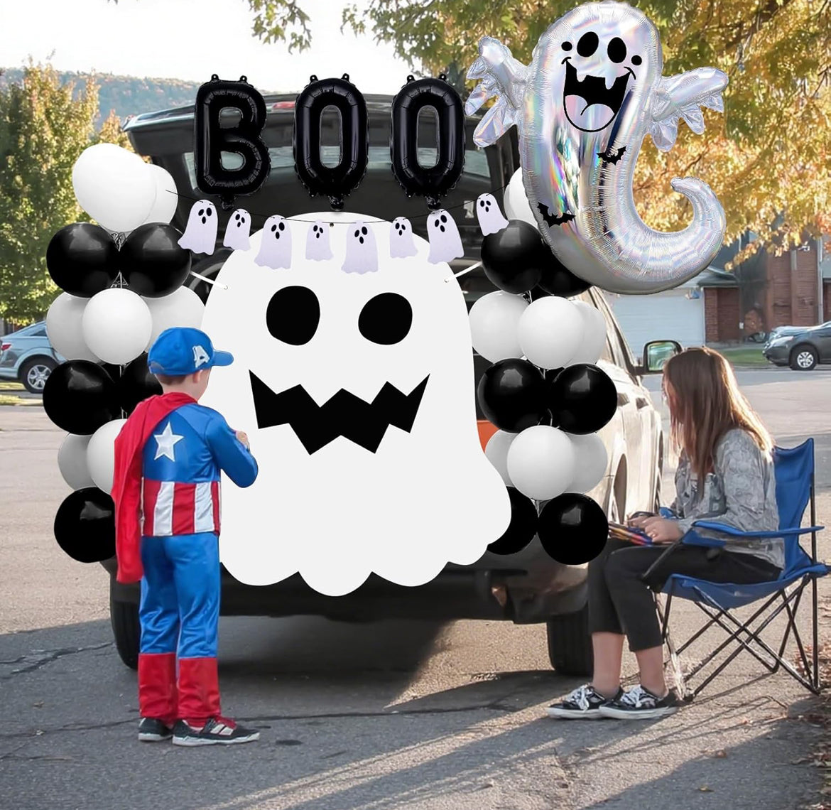 Huge Ghost Trunk or Treat Decor