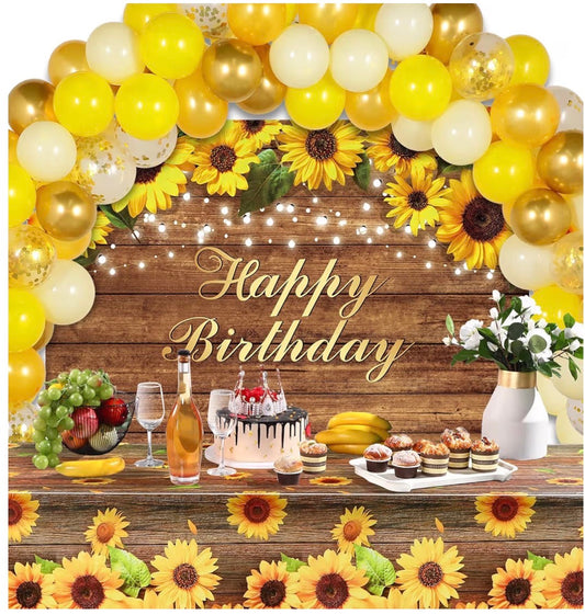 Sunflower Bday Theme