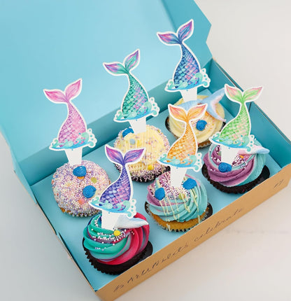 Mermaid Cupcake Toppers (36 pcs.)