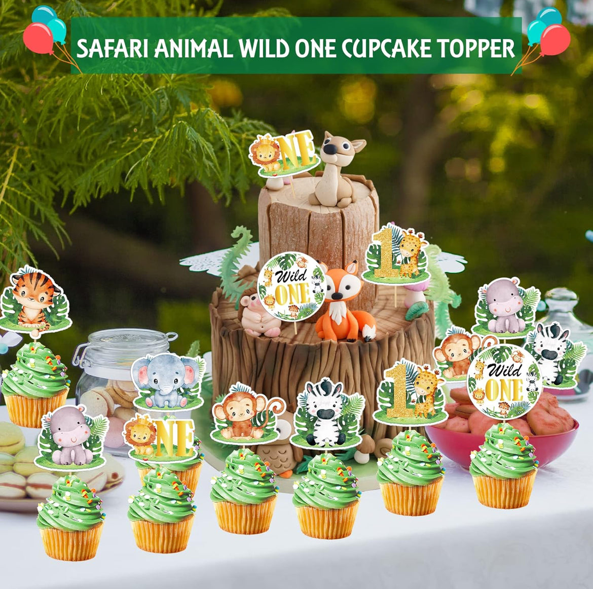 Wild One Toppers (48 pcs.)