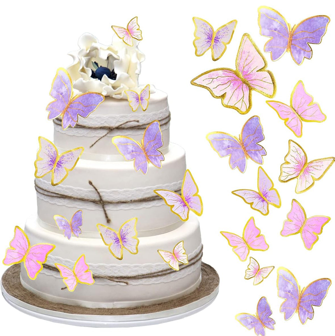 Butterfly Cupcake Toppers (40 pcs.)