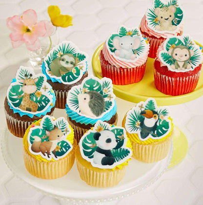 Jungle Safari Cupcake Toppers (54 pcs.)