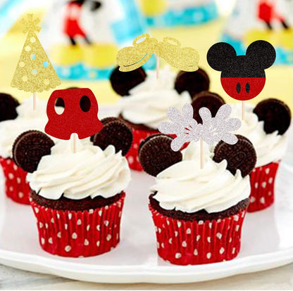 Minnie Mouse Cupcake Toppers (30 pcs.)