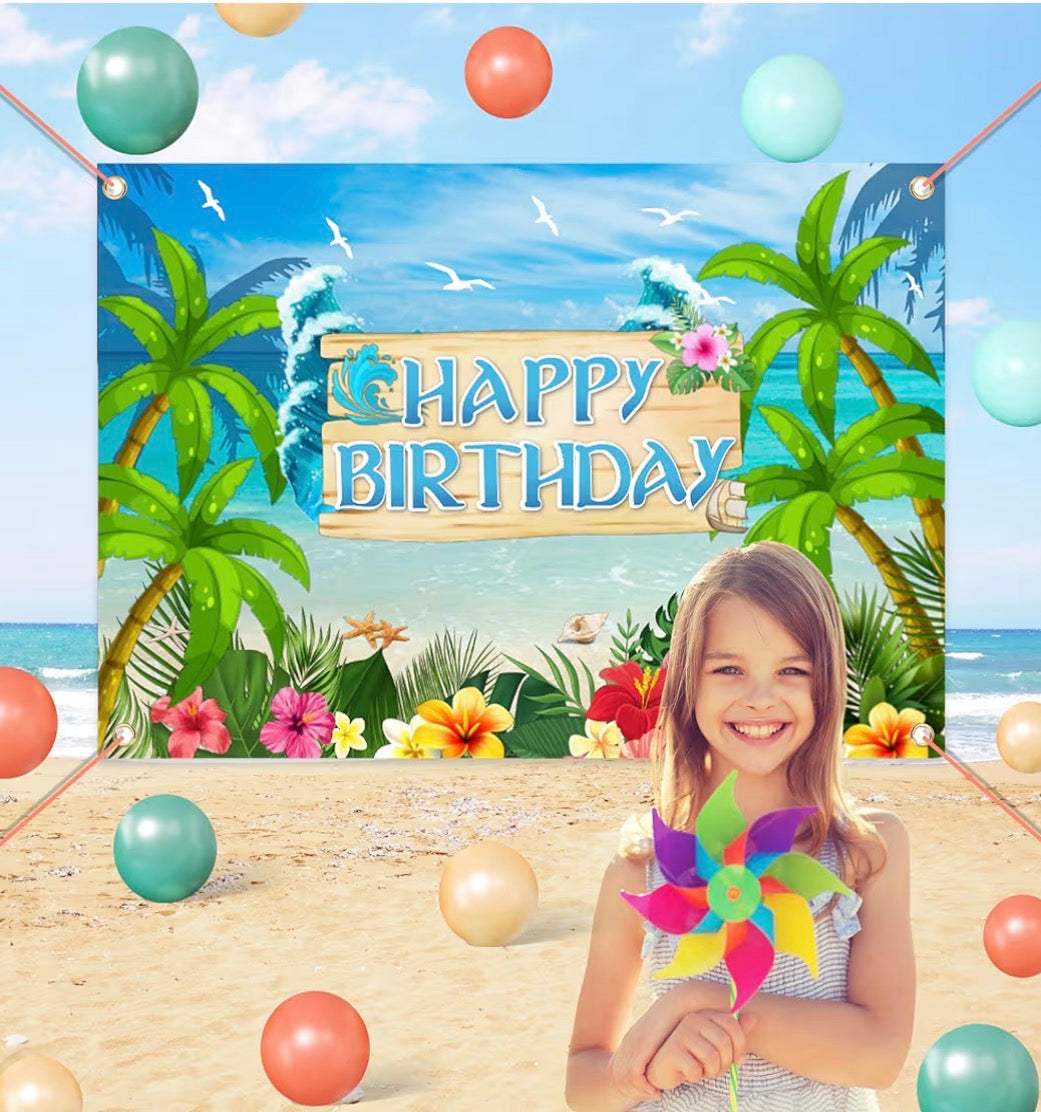 Beach Bday Theme