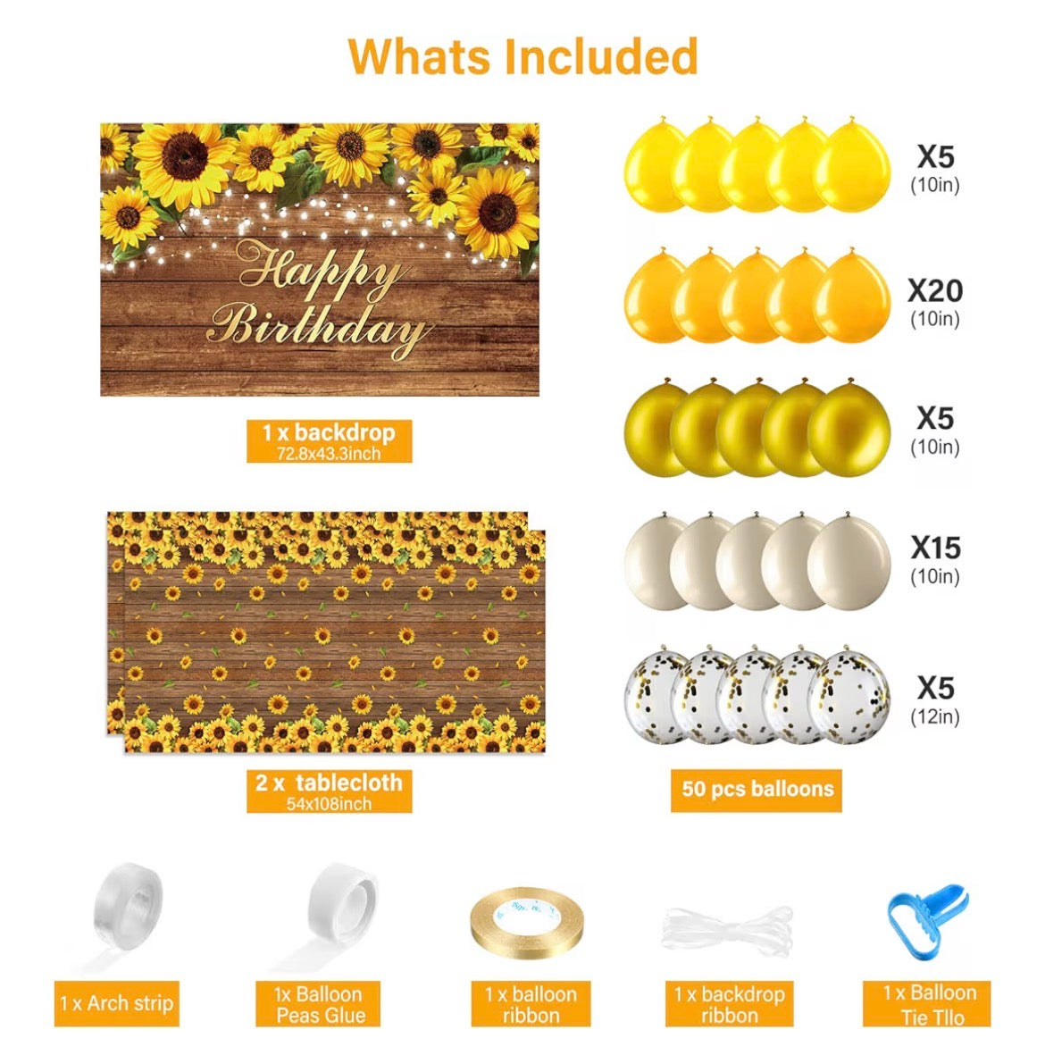 Sunflower Bday Theme