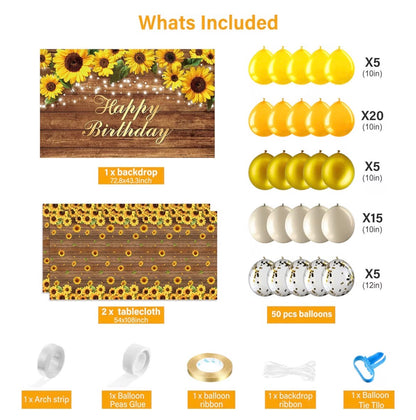 Sunflower Bday Theme