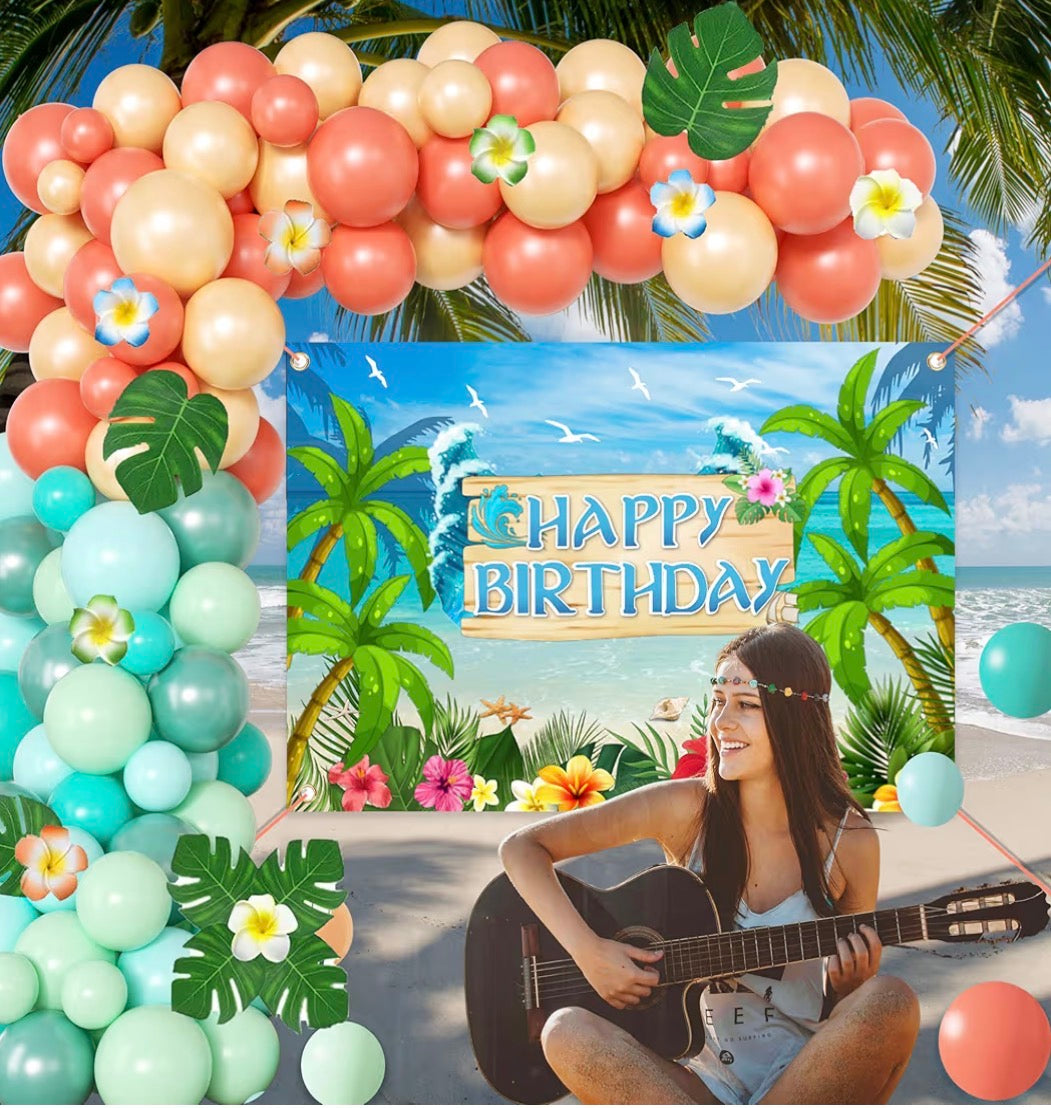 Beach Bday Theme
