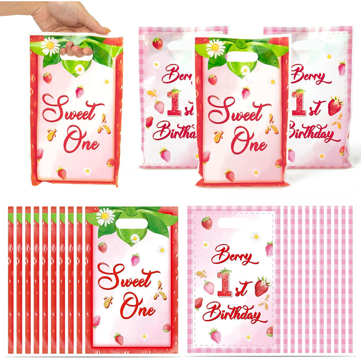 Berry 1st One Gift Bags (50pcs.)