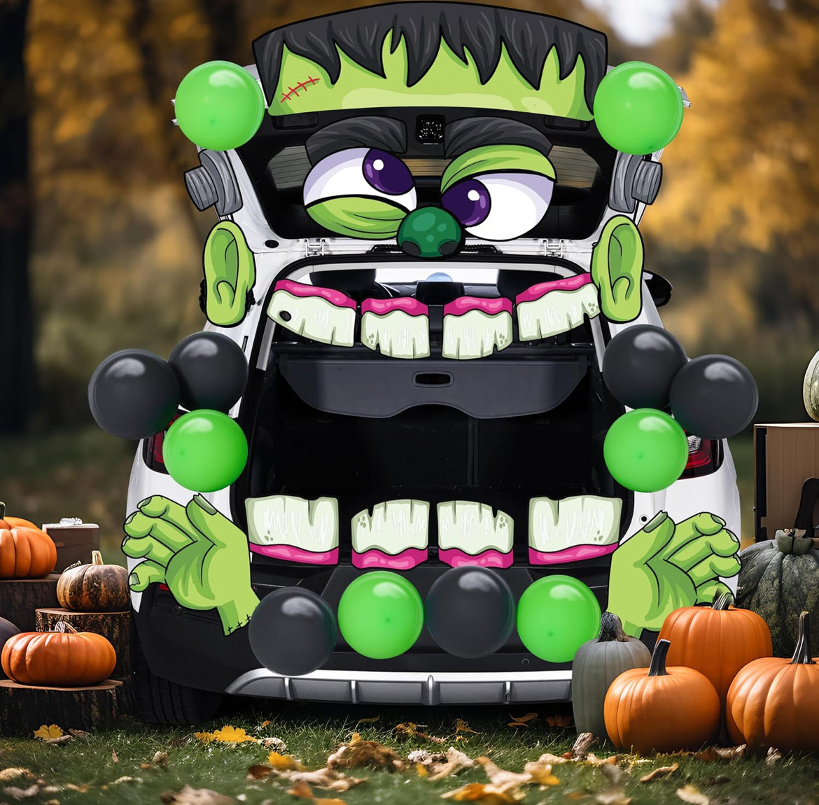 Frankenstein Car Trunk or Treat Decor