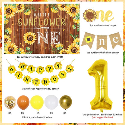 Sunflower Bday Theme