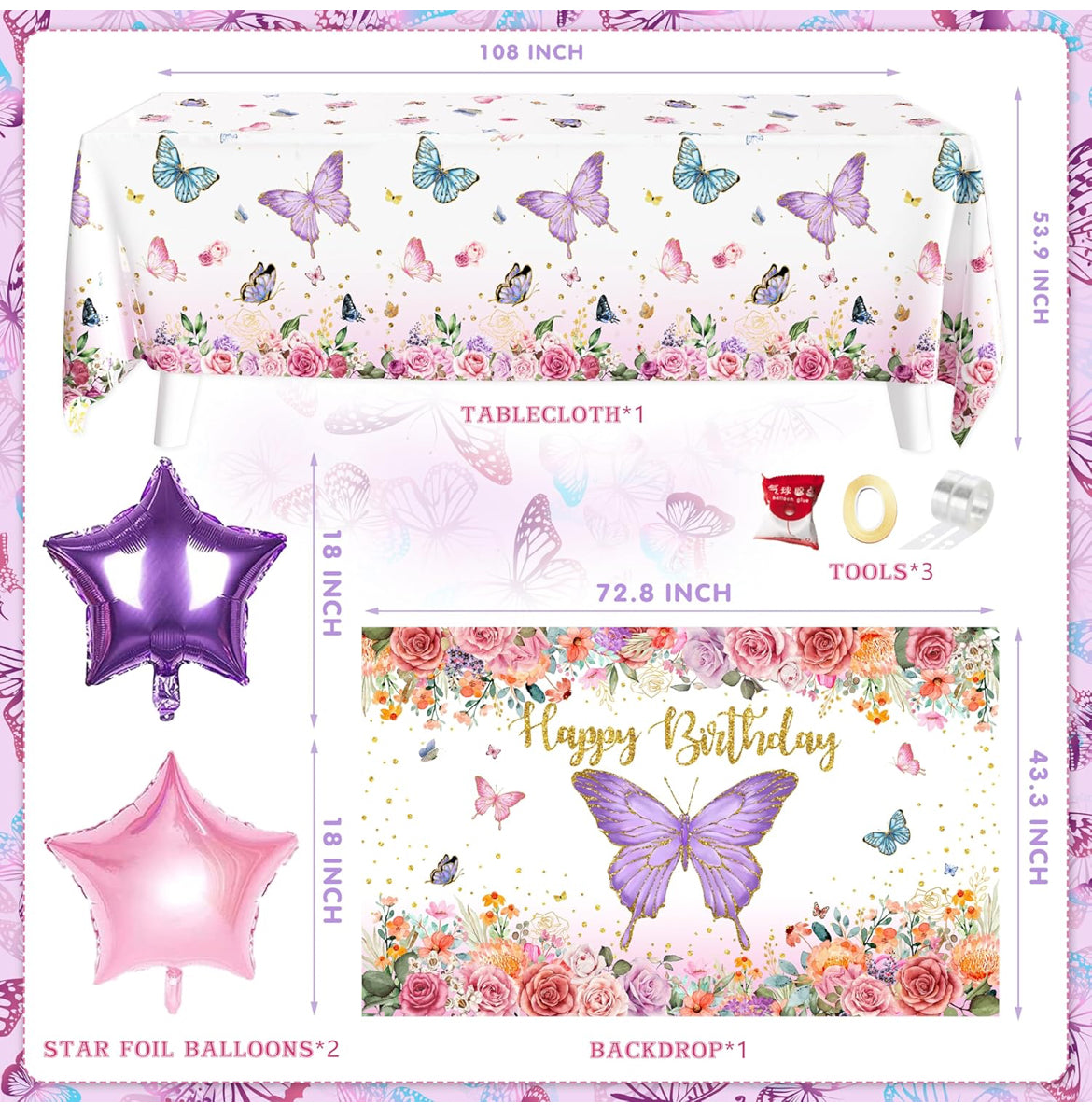 Butterfly Bday Theme