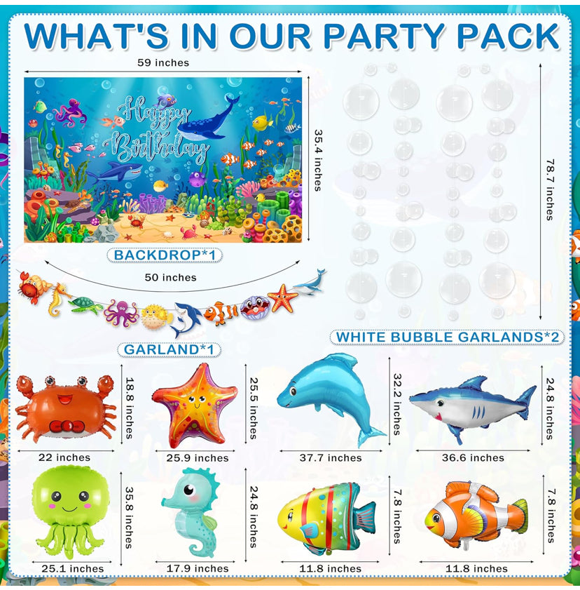 Under the Sea Bday Theme