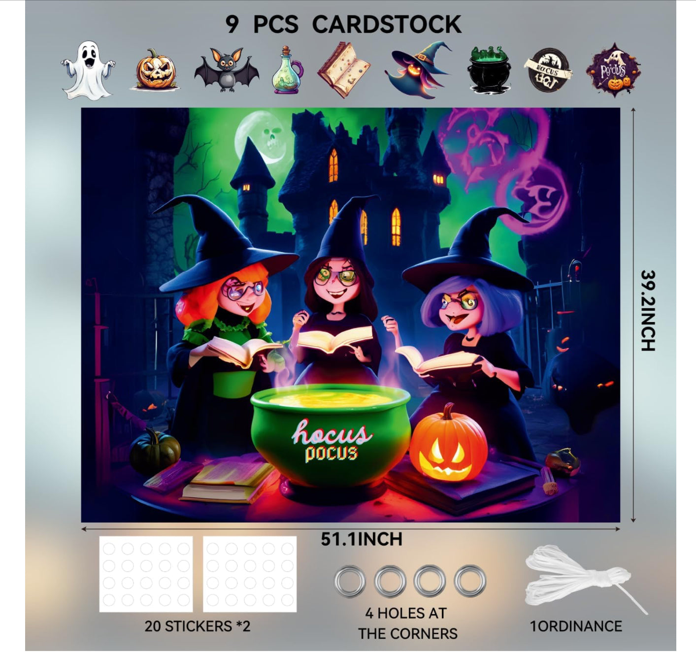 Hocus Pocus Trunk or Treat Decor